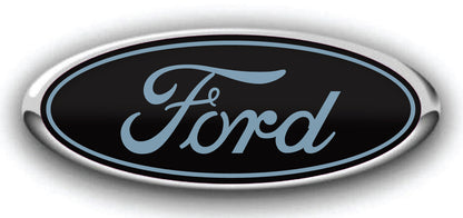 FORD MAVERICK TRUCK OVERLAY WRAP EMBLEM LOGO DECALS 3PC KIT AZURE BLUE