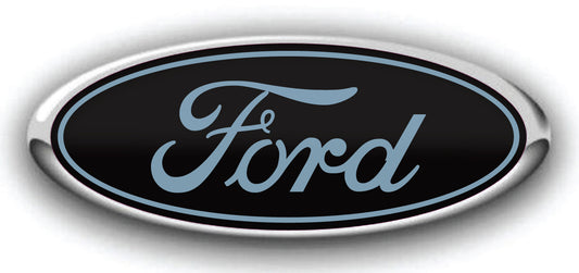 FORD MAVERICK TRUCK OVERLAY WRAP EMBLEM LOGO DECALS 3PC KIT AZURE BLUE
