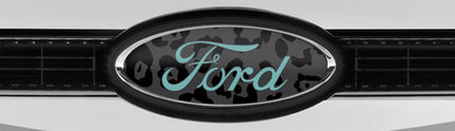FORD LEOPARD STEALTH PINK OVERLAY EMBLEM LOGO DECALS