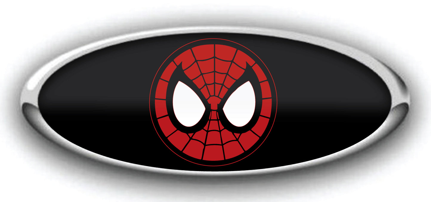 FORD SPIDERMAN EYES OVERLAY EMBLEM DECALS 3PC KIT