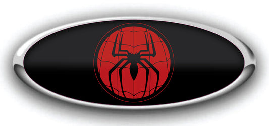 FORD SPIDERMAN GLOBE OVERLAY EMBLEM DECALS 3PC KIT