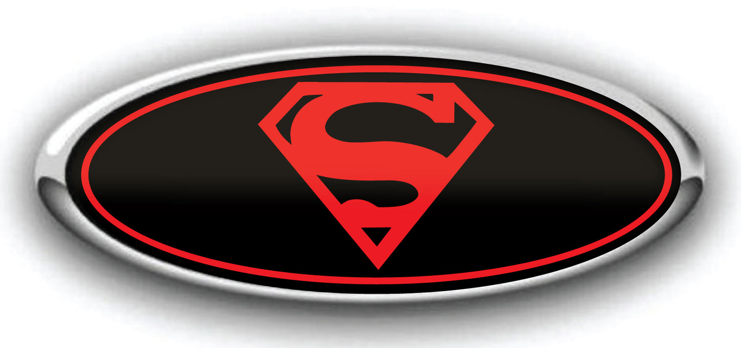 FORD EXPLORER SUPERMAN OVERLAY EMBLEM LOGO DECALS