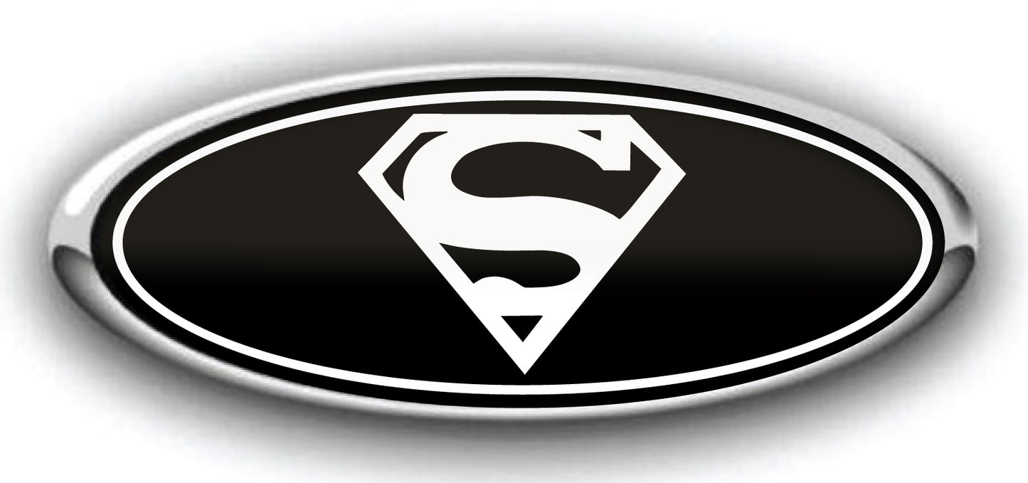 FORD EXPLORER SUPERMAN OVERLAY EMBLEM LOGO DECALS