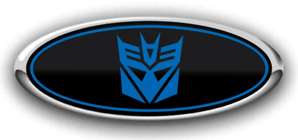 TRANSFORMER DECEPTICON LOGO FORD OVERLAY EMBLEM LOGO DECALS