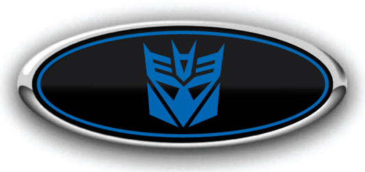 TRANSFORMER DECEPTICON LOGO FORD OVERLAY EMBLEM LOGO DECALS