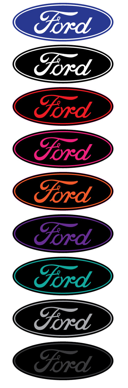 FORD VINYL OVERLAY CENTER CAP DECALS