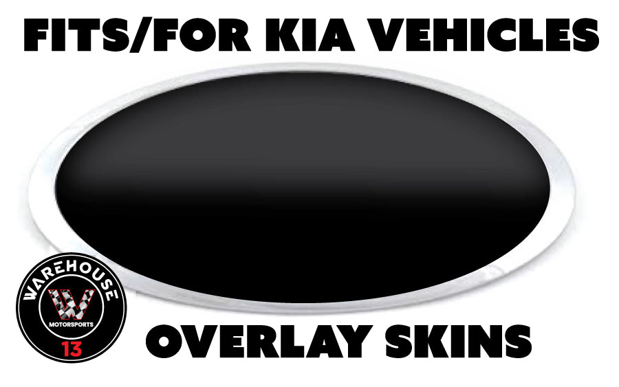 KIA BLACKOUT OVERLAY EMBLEM DECALS