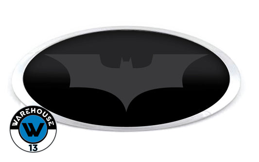 KIA BATMAN BEGINS DARKNIGHT OVERLAY EMBLEM DECALS BLACK/STEALTH