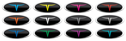 FORD MAVERICK HORN OVERLAY EMBLEM LOGO DECALS
