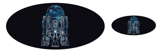 SUBARU R2D2 REAR OVERLAY EMBLEM DECALS