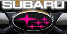 Load image into Gallery viewer, SUBARU OVERLAY EMBLEM DECALS WRAPS MANY COLORS
