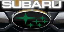 Load image into Gallery viewer, SUBARU OVERLAY EMBLEM DECALS WRAPS MANY COLORS
