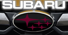 Load image into Gallery viewer, SUBARU OVERLAY EMBLEM DECALS WRAPS MANY COLORS
