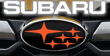 Load image into Gallery viewer, SUBARU OVERLAY EMBLEM DECALS WRAPS MANY COLORS
