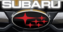 Load image into Gallery viewer, SUBARU OVERLAY EMBLEM DECALS WRAPS MANY COLORS
