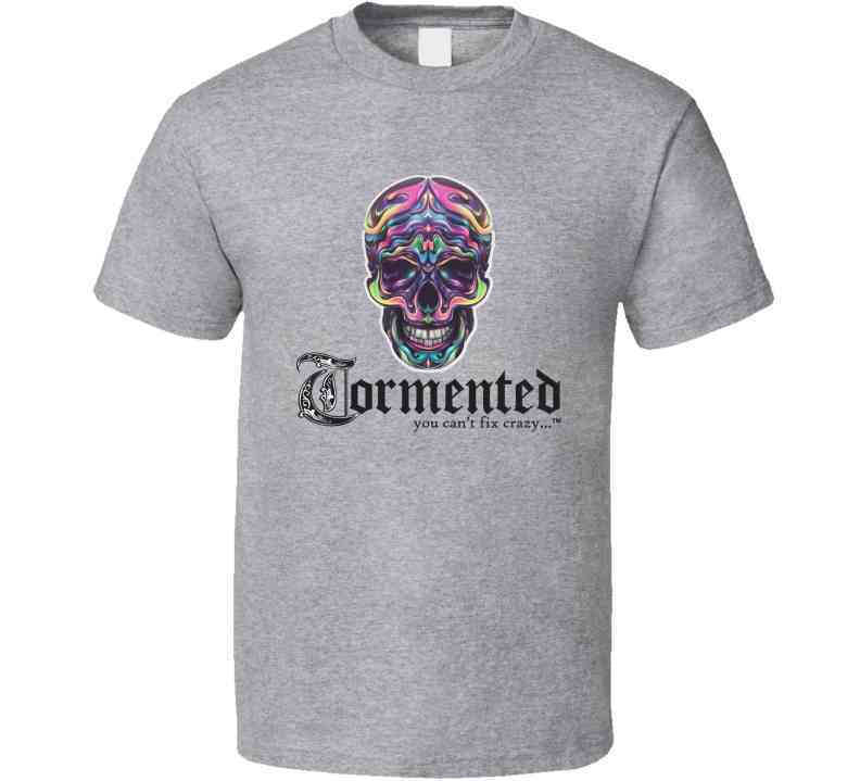 Tormented Skull T Shirt