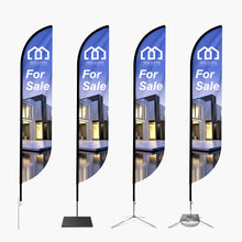 Load image into Gallery viewer, Feather Banner Large with Stand 28&quot; x 144&quot;
