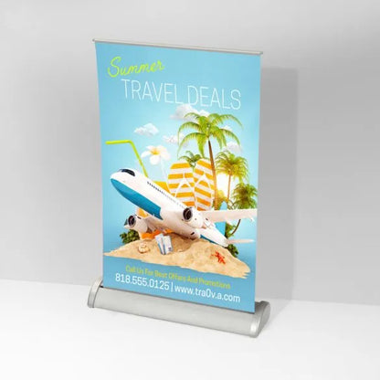 RETRACTABLE TABLE TOP DISPLAYS
