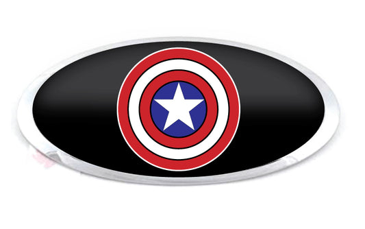 KIA CAPTAIN AMERICA OVERLAY EMBLEM DECALS