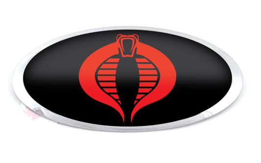 KIA G.I JOE COBRA OVERLAY EMBLEM DECALS