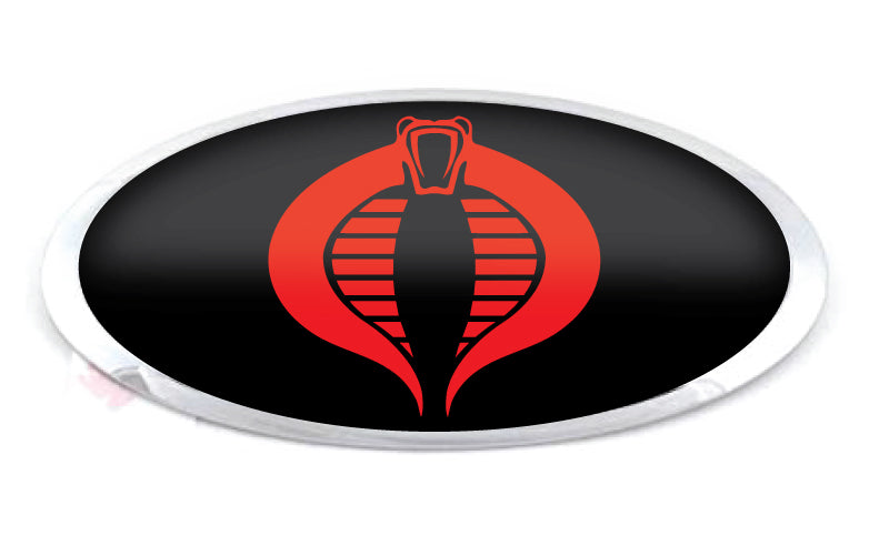 KIA G.I JOE COBRA OVERLAY EMBLEM DECALS