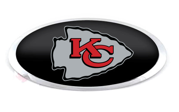 KIA KANSAS CITY CHIEFS LOGO OVERLAY EMBLEM DECALS