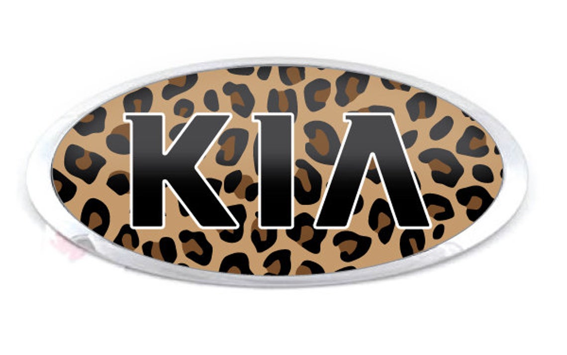 KIA LEOPARD OVERLAY EMBLEM DECALS