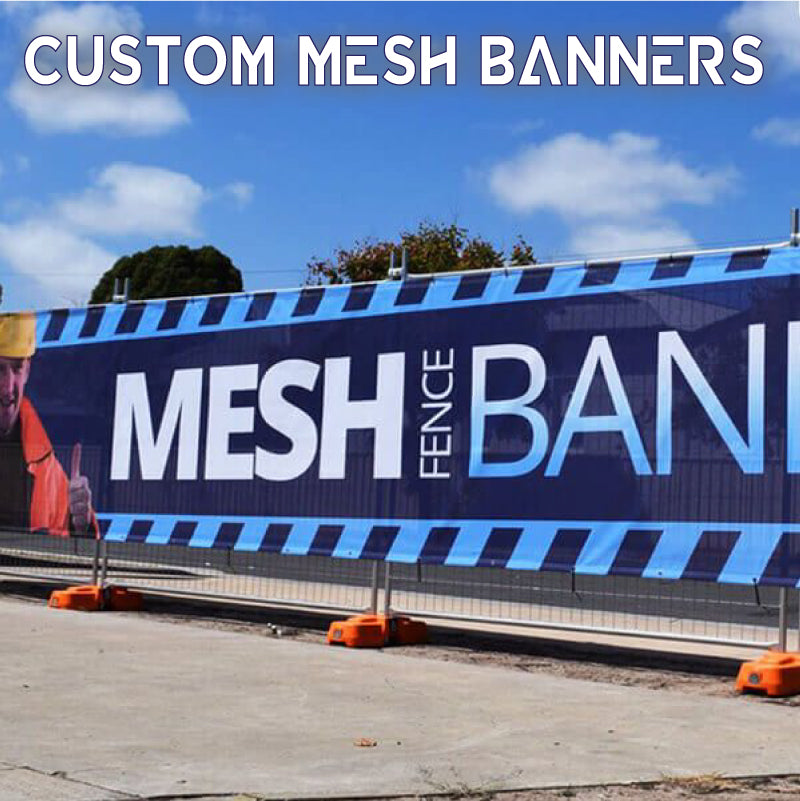 CUSTOM MESH CONSTRUCTION BANNERS
