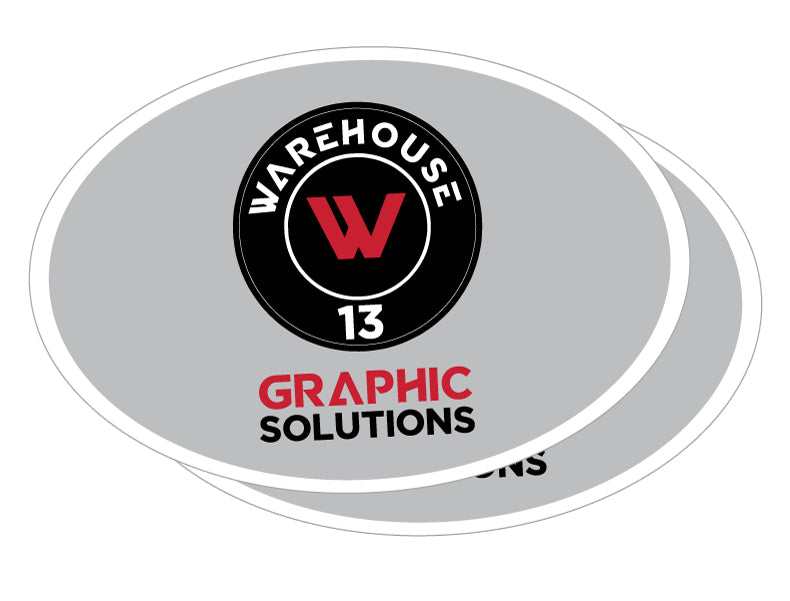 WHOLESALE CUSTOM OVAL STICKERS