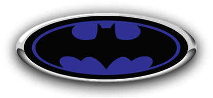 FORD BATMAN OVERLAY EMBLEM LOGO DECALS 3PC KIT